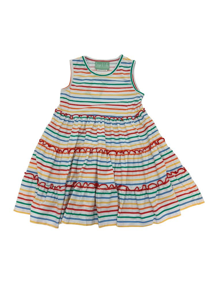 Sage & Lilly School Stripes Panel Dress 8326 5101