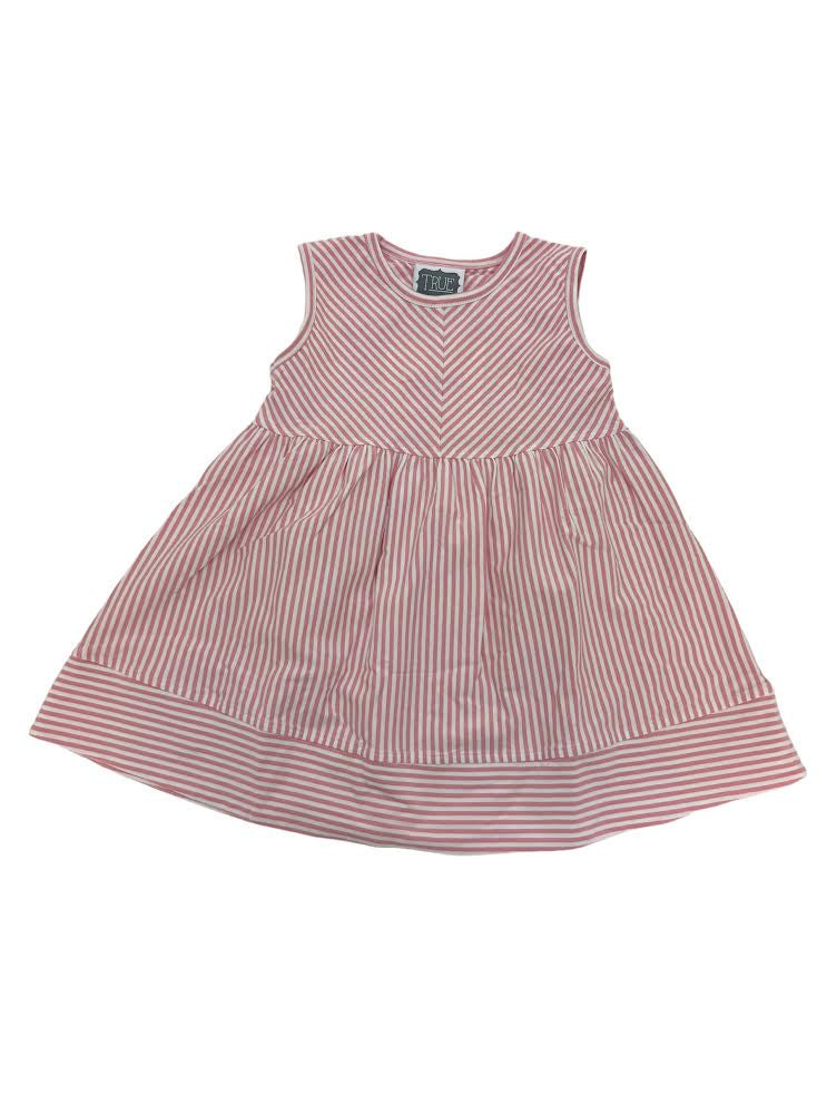True Pink Stripe Dress 7831 5101