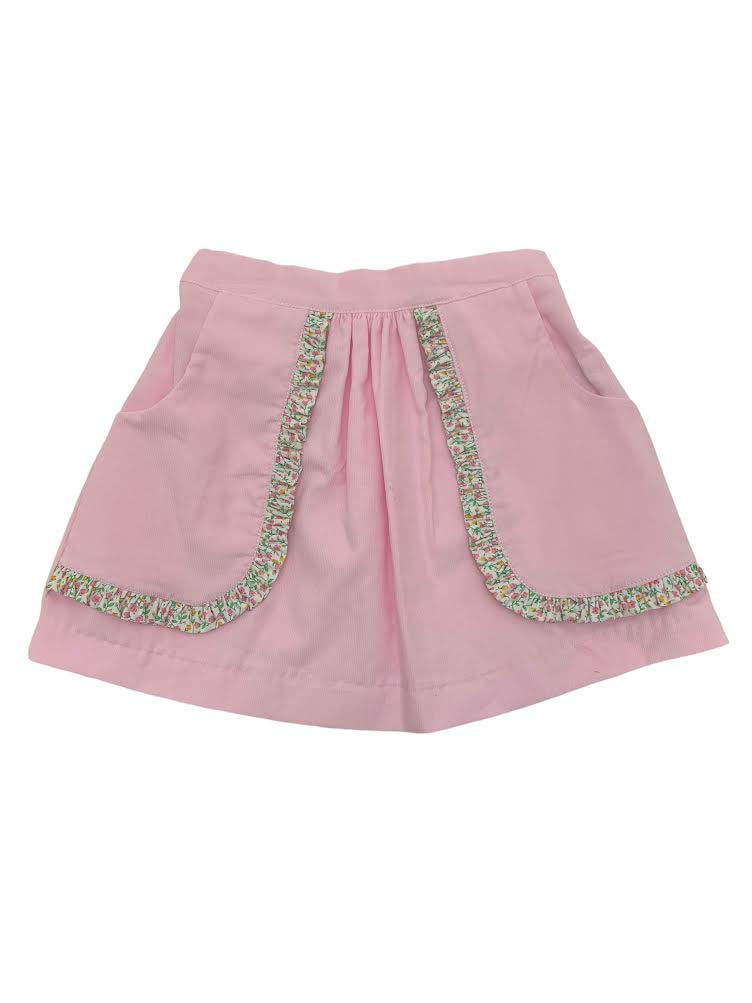 Anvy kids Pink Floral Jolie Skirt F6193 5008