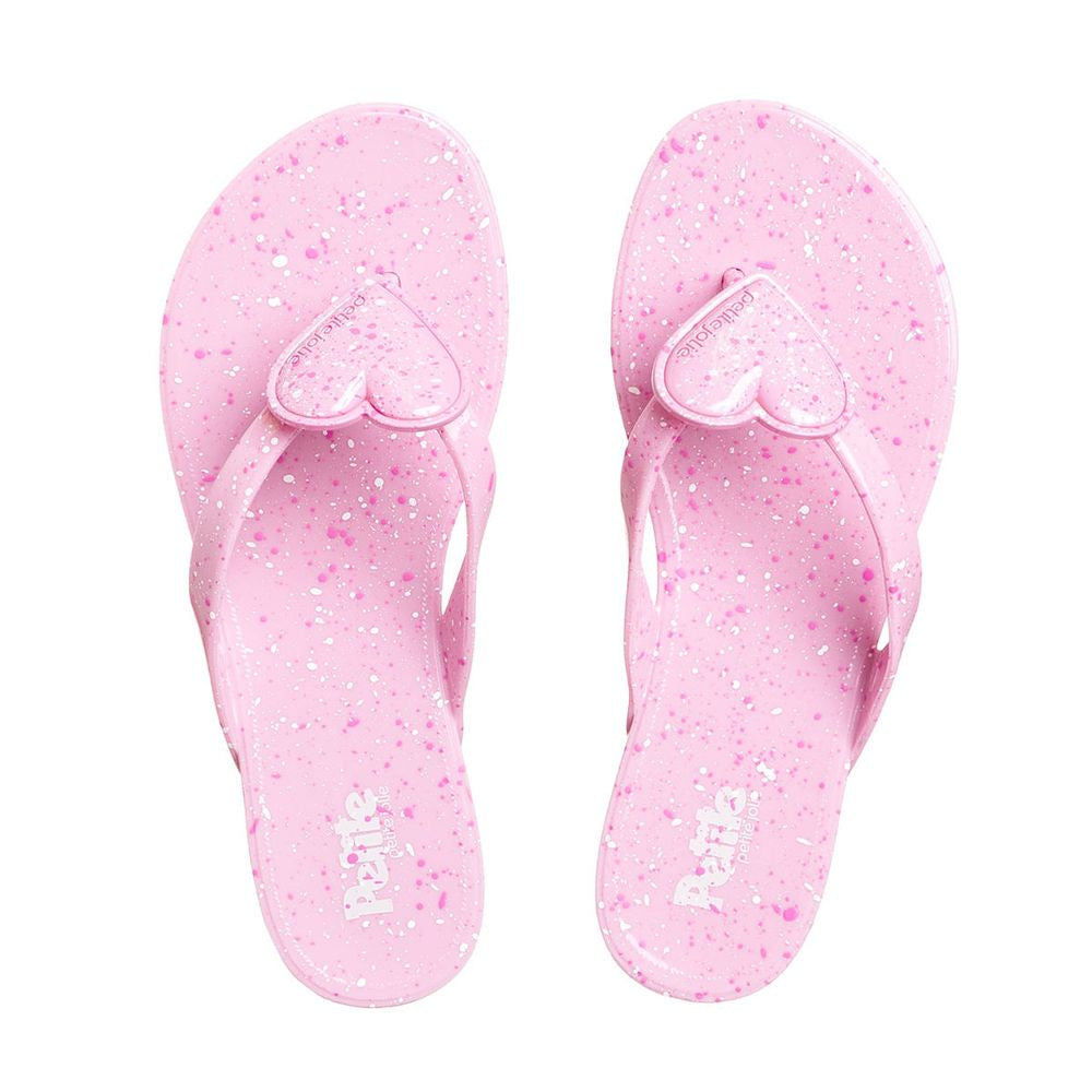 Petite Jolie Big Girls Size 6.5 Neon Yellow & Pink Blink Sandals
