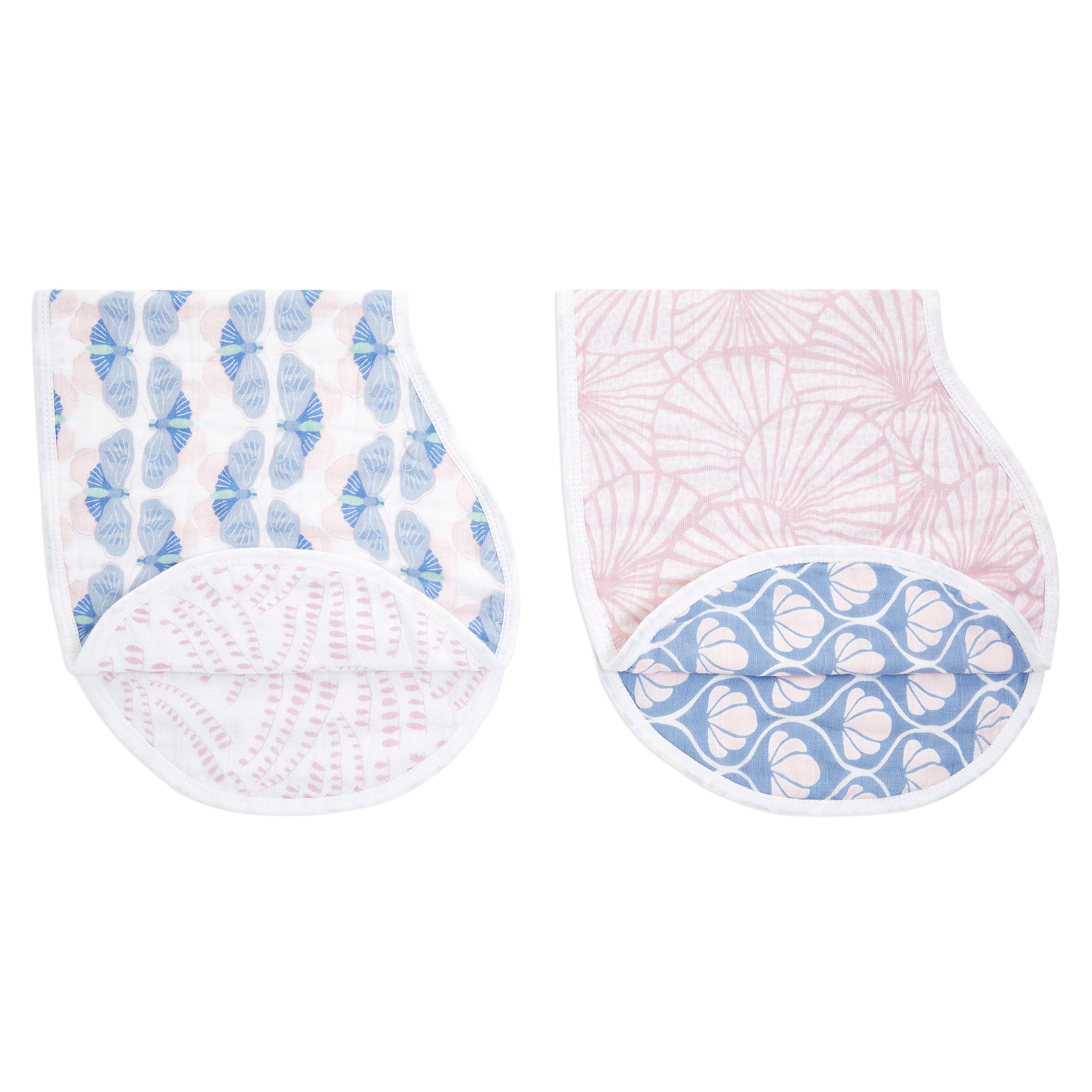Aden & Anais 2-Pack Classic Muslin Burpy Bib