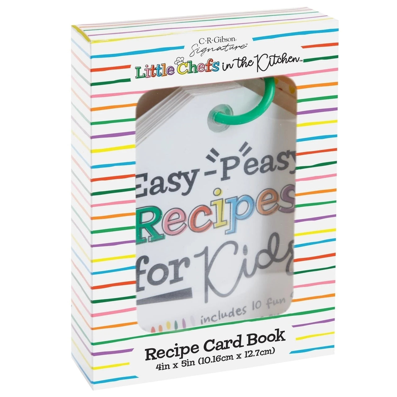 C.R. Gibson Little Chef's Easy-Peasy Recipe Card Ring BKRC-24942