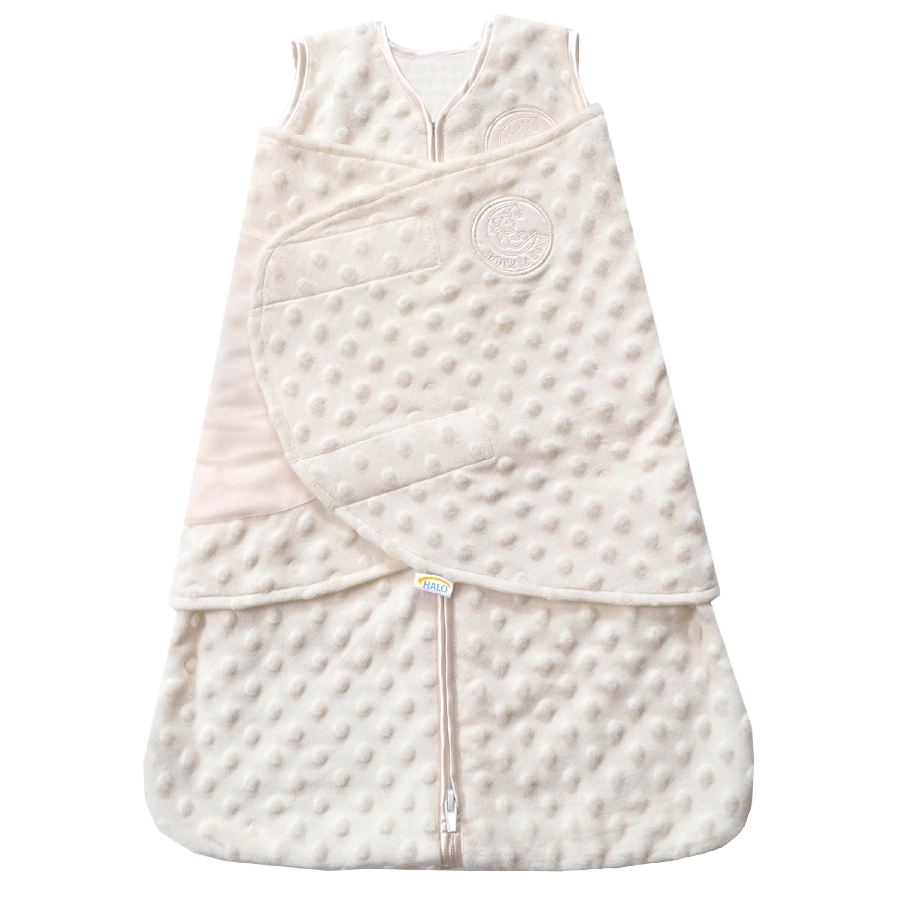 Halo SleepSack Swaddle Plushy Dot Velboa