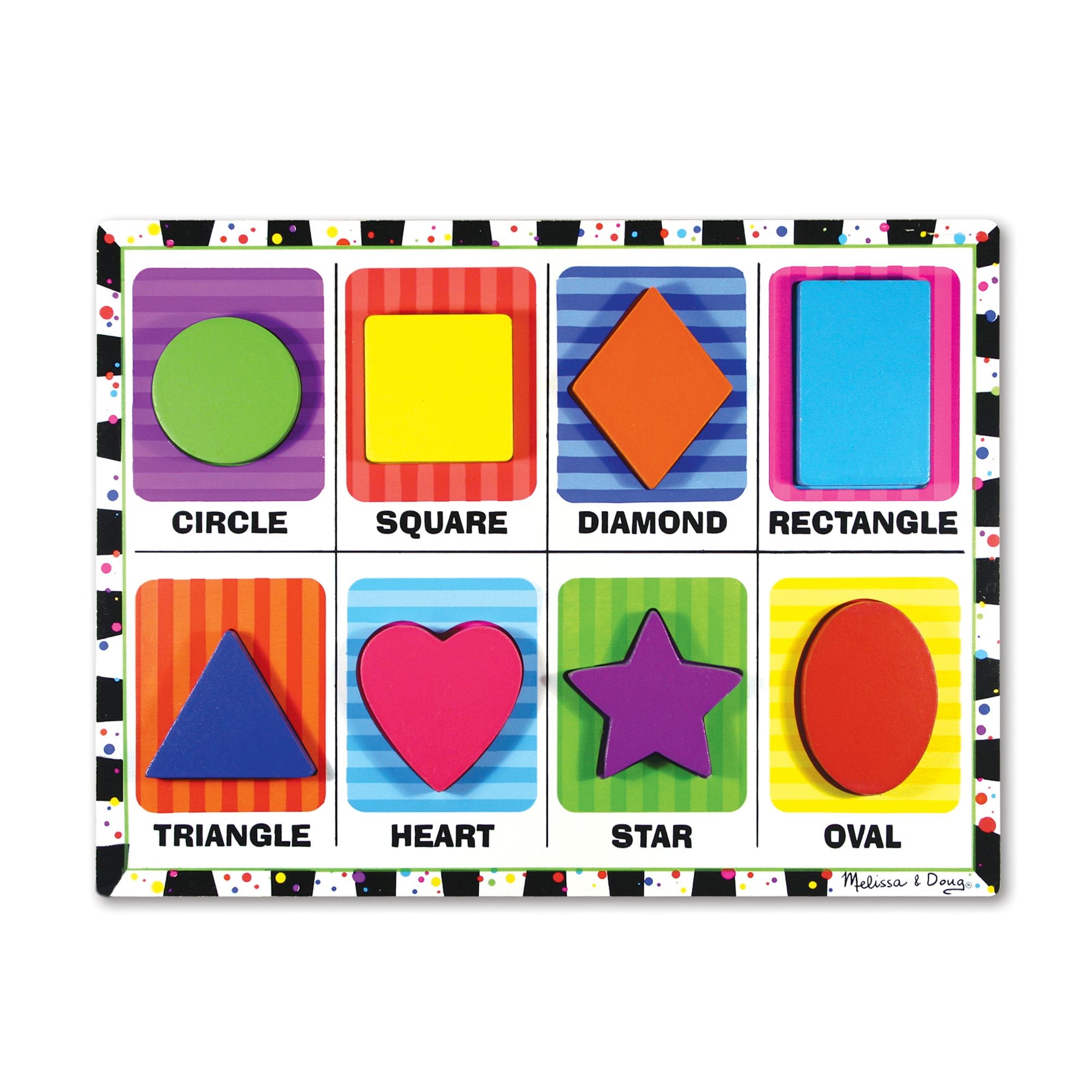 Melissa & Doug Shapes Chunky Puzzle