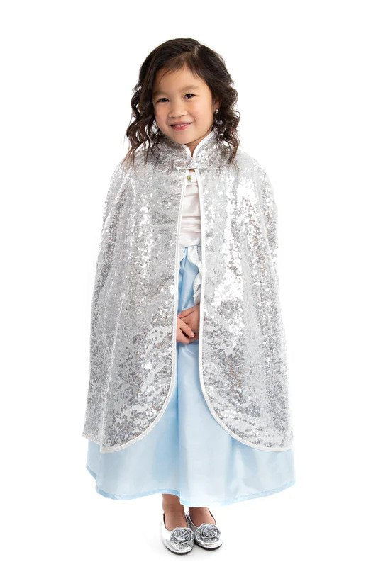 Little Adventures  Silver Shimmer Cloak (Ages 3-8 years)