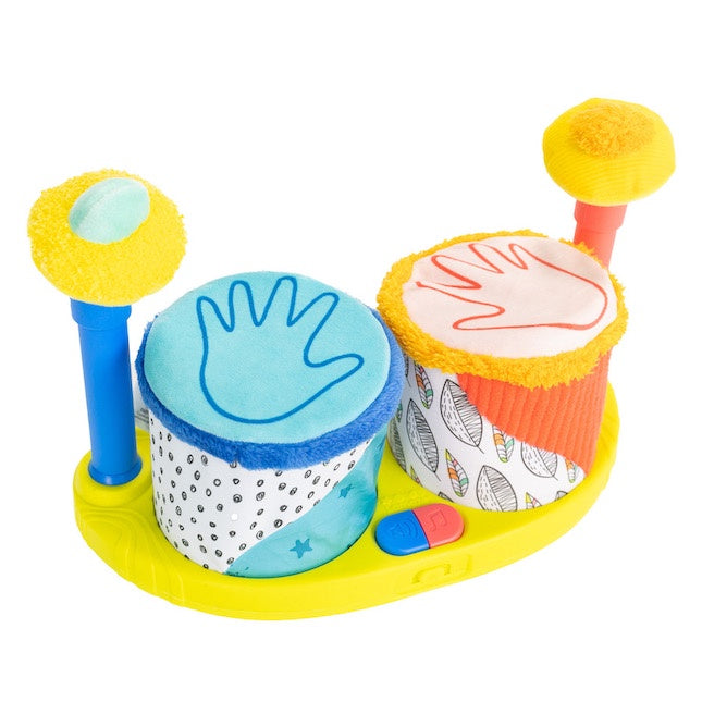 Fat Brain Lamaze Squeeze Beats First Drum Set