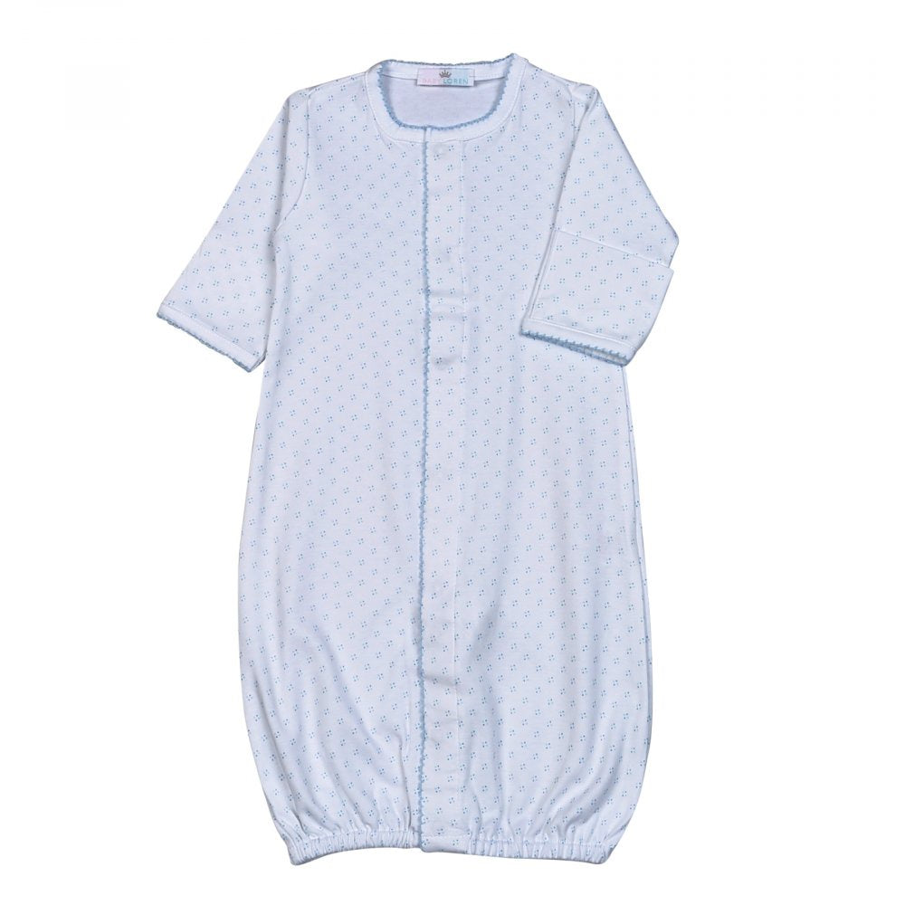 Baby Loren Blue Dots Pima Converter Blue Trim BDC-611 5103