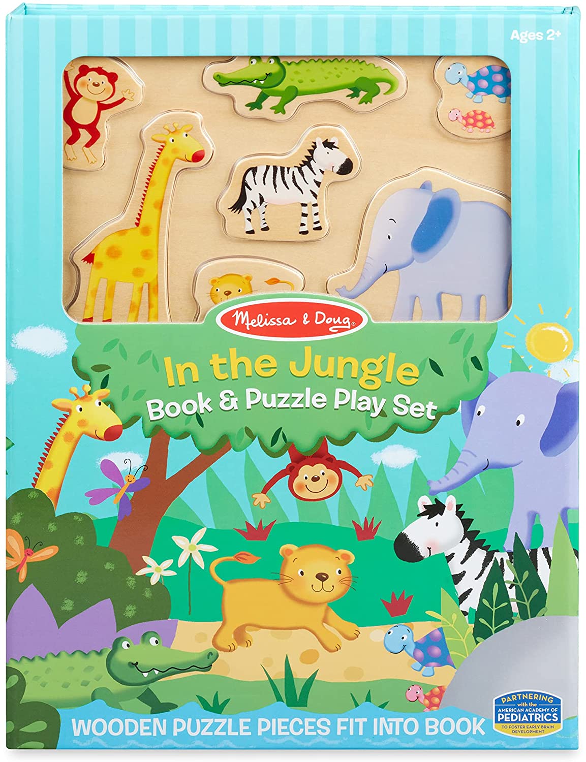 Melissa & Doug Book and Puzzle Set