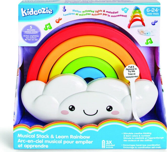 Kidoozie Musical Stack & Learn Ranbow