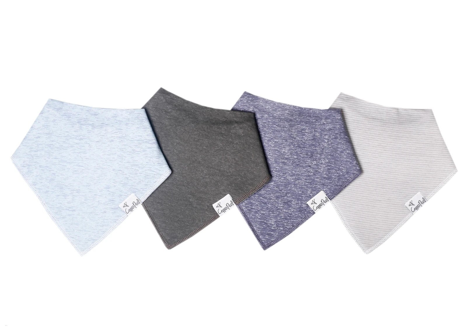 Copper Pearl Bandana Bib 4 Piece Set