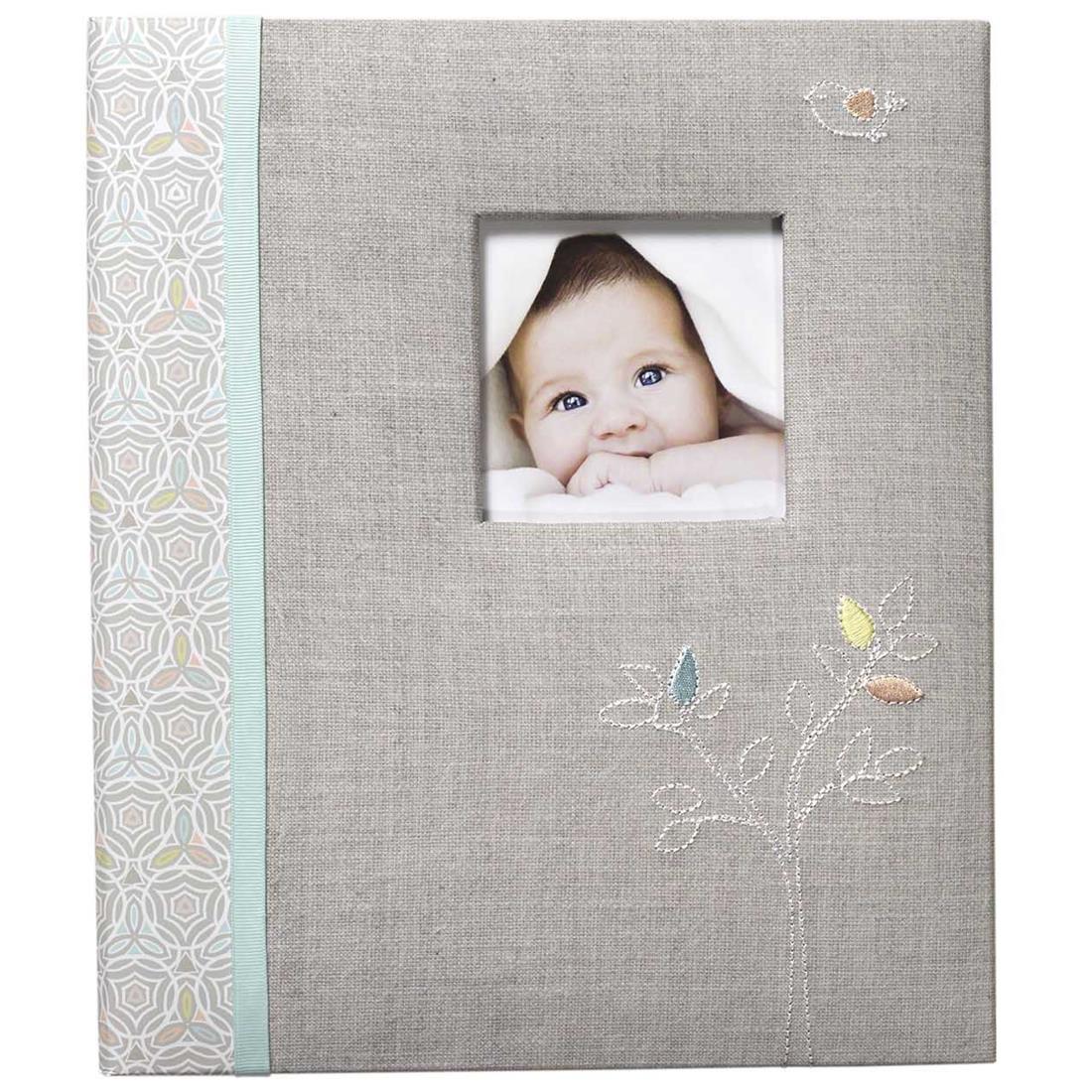 Linen Tree Loose Leaf Memory Book - Gray