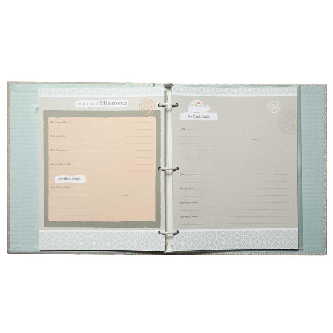 Linen Tree Loose Leaf Memory Book - Gray