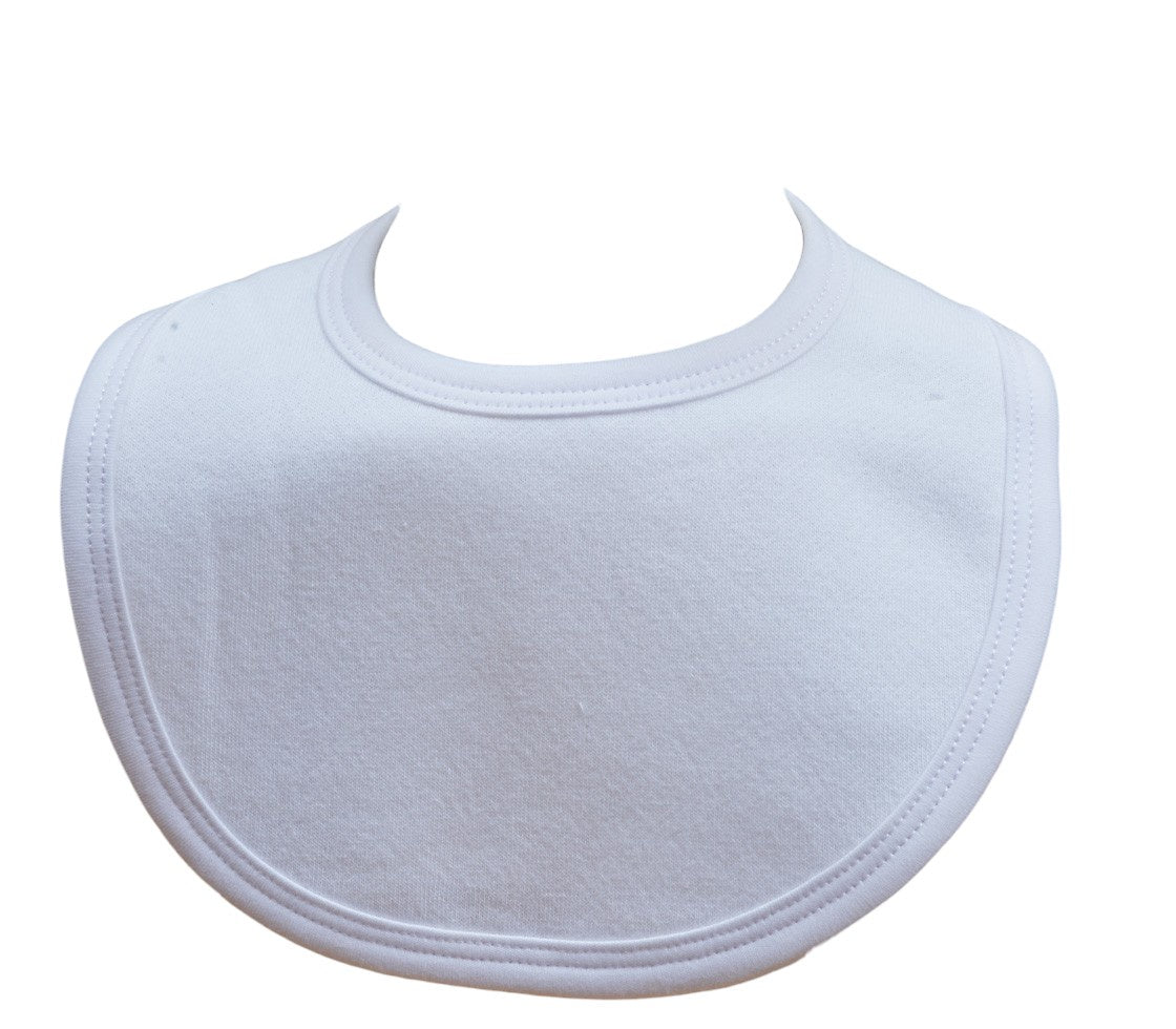 Optco Infant Round Flannel Bib