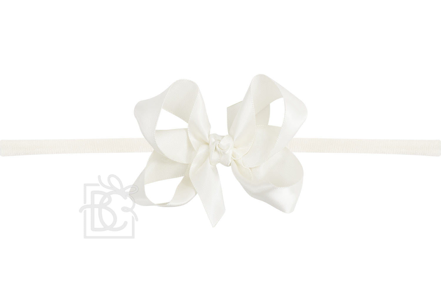 Beyond Creations Pantyhose Headband w/ Medium Satin Bow