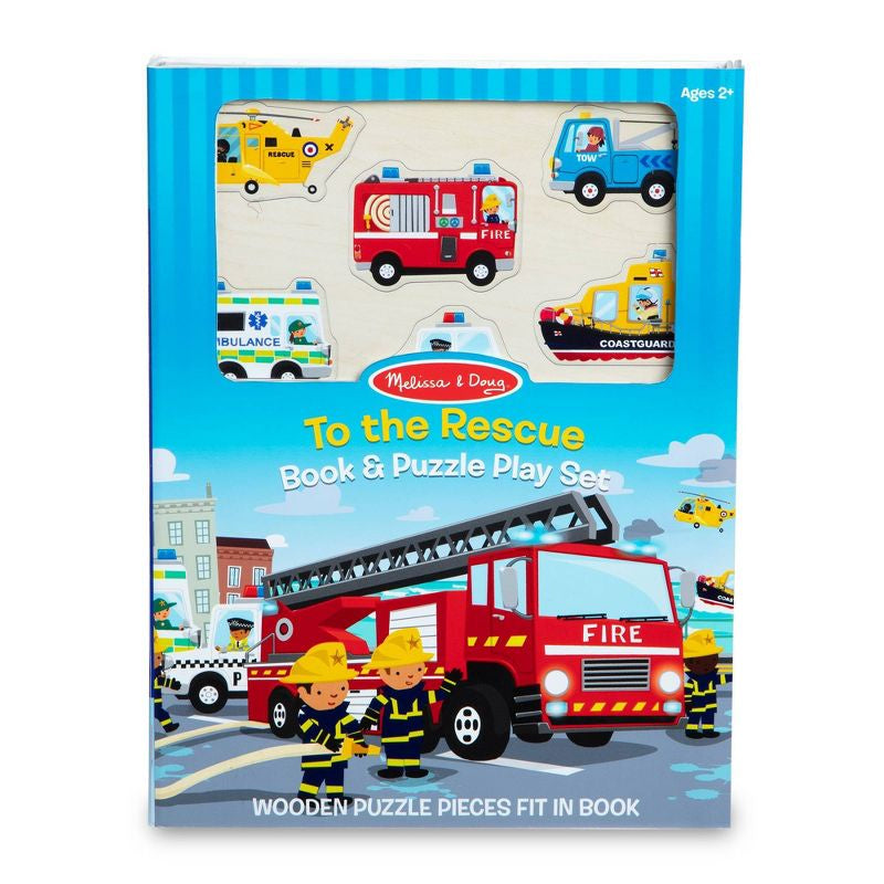 Melissa & Doug Book and Puzzle Set