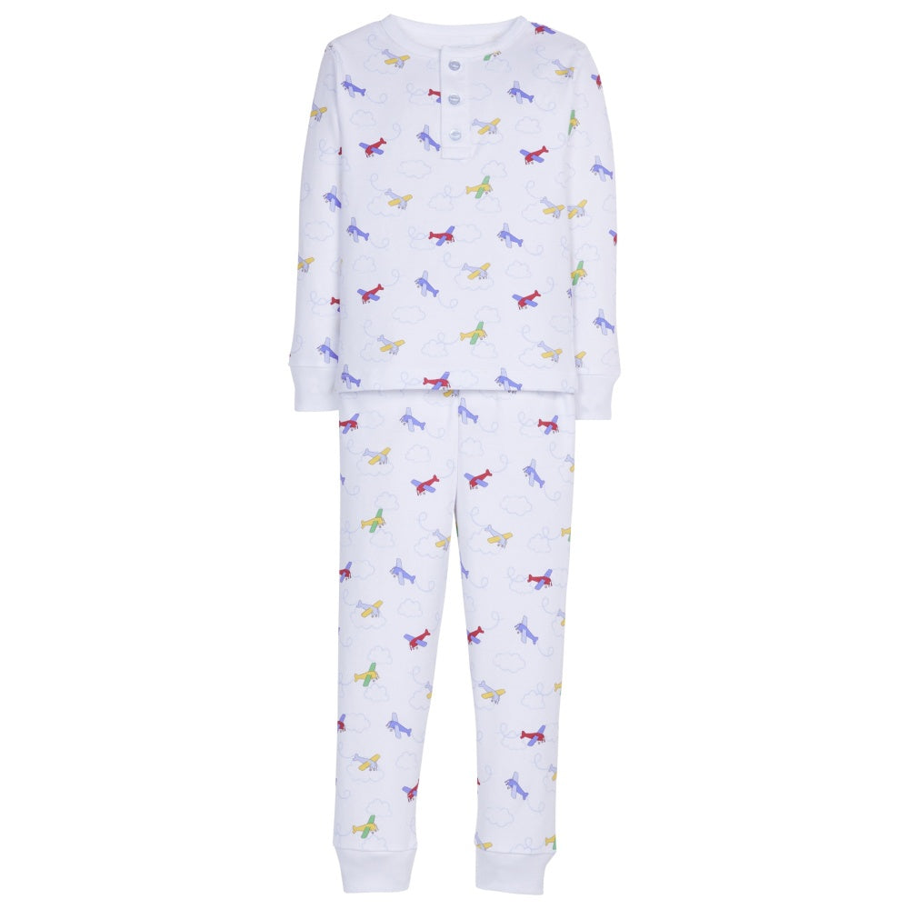 Little English Printed Jammies Airplanes 5102