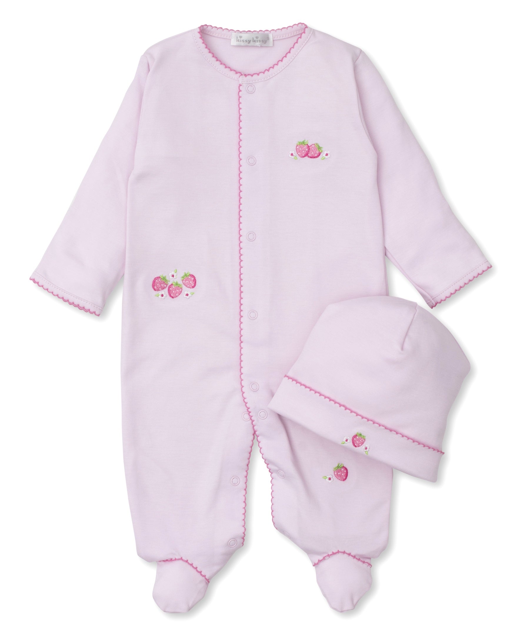 Kissy Kissy Strawberry Essence Footie W/Hat Set KGQ10259N-K650 5101