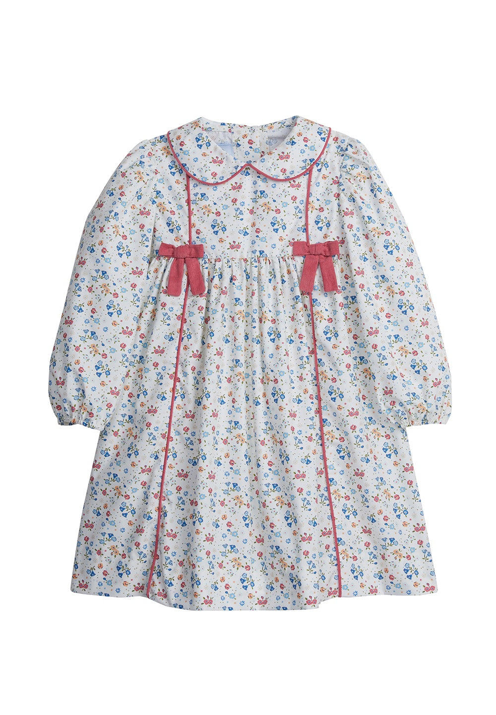 Little English Lottie Bow Dress Essex Floral 5008