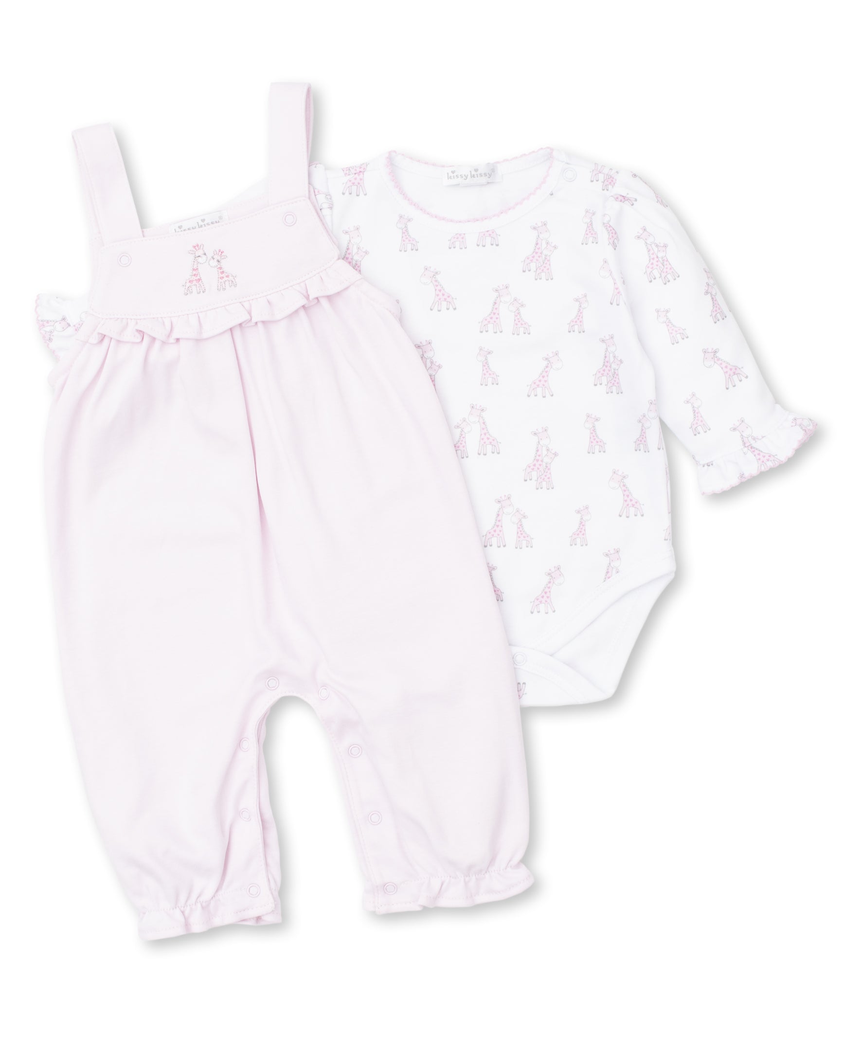 Kissy Kissy Giraffe Grins Overall Set Mix KBN07764N-K480/KGN07776N-k650