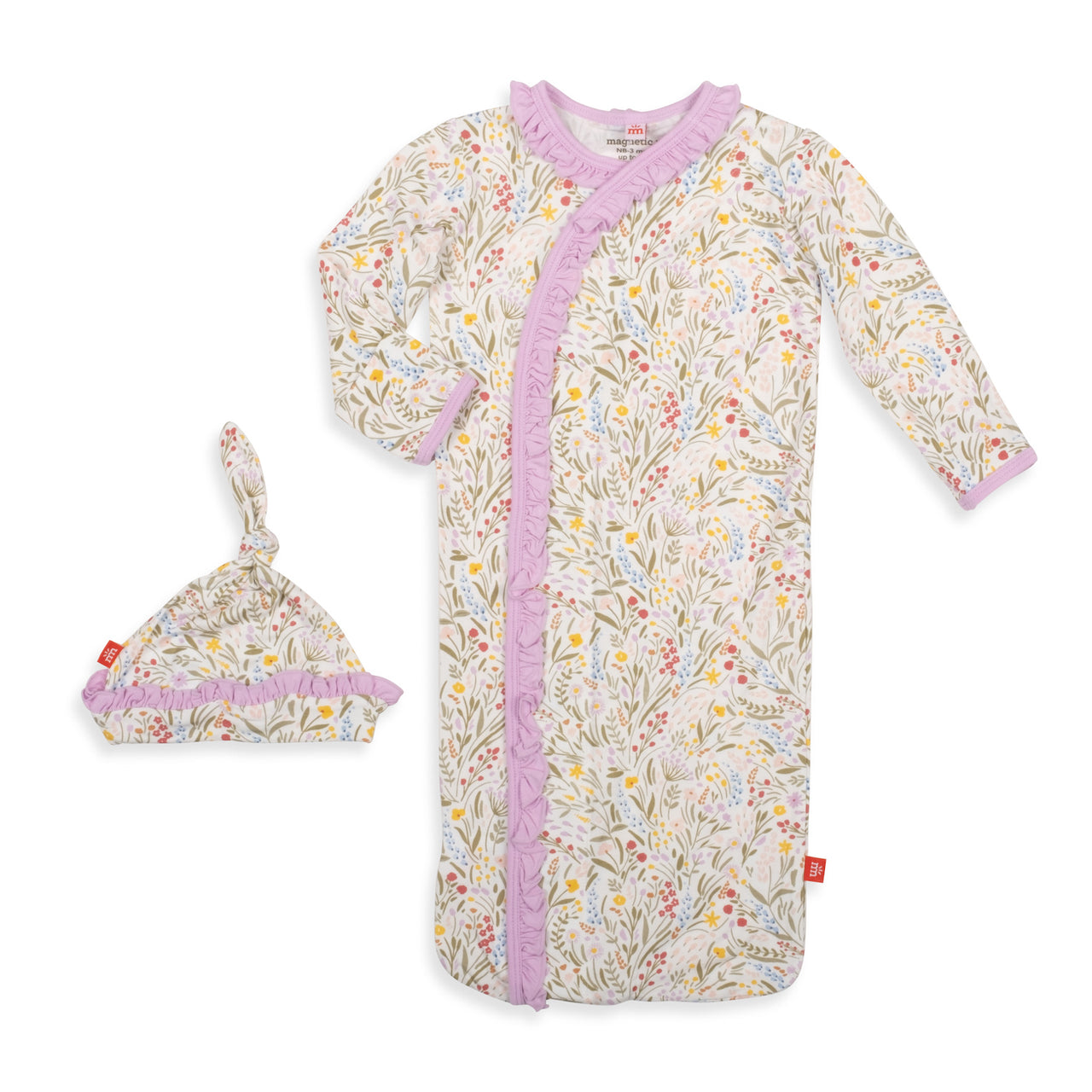 Magnetic Me Magnetic Gown & Hat Set NB/3m.