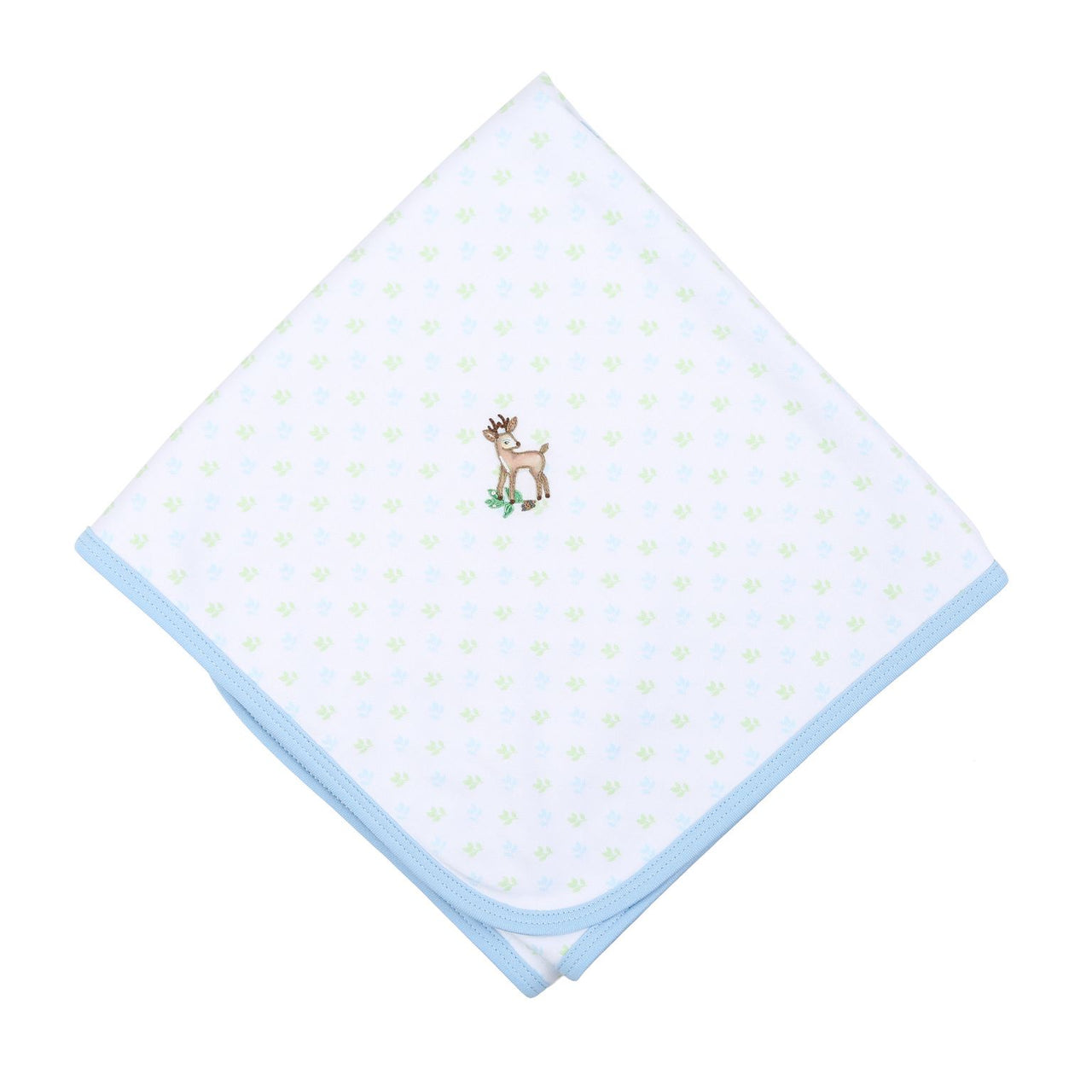 Magnolia Baby Baby Buck Emb Receiving Blanket LB 4248-52-LB 5007